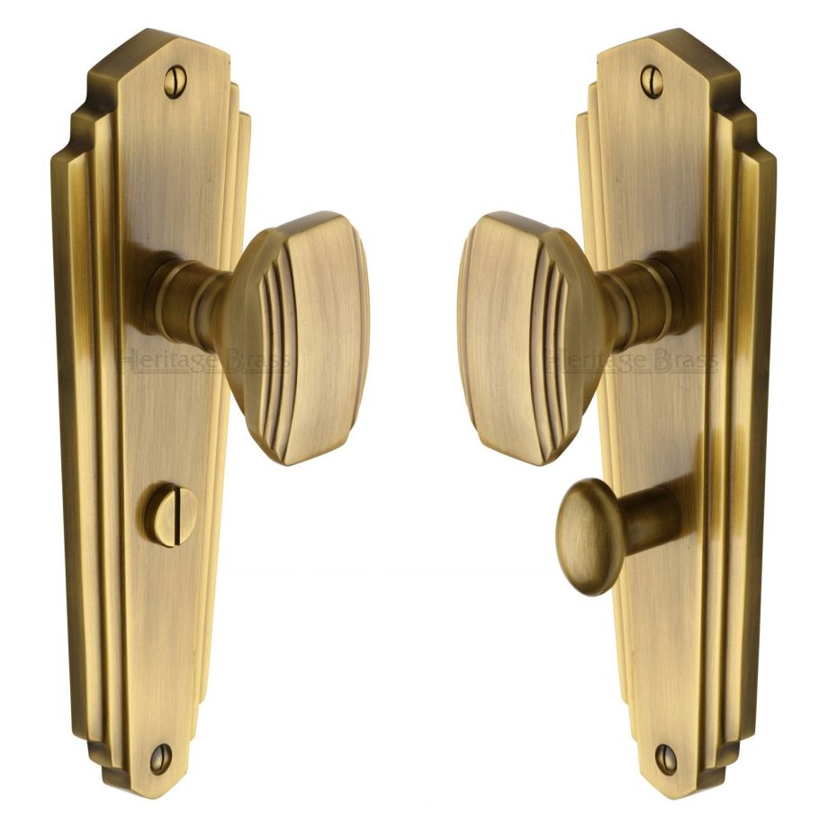 Heritage Brass - Charlston Door Knob on Plate