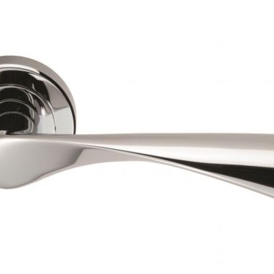 Polished Chrome Serozzetta Breeze Lever on Round Rose