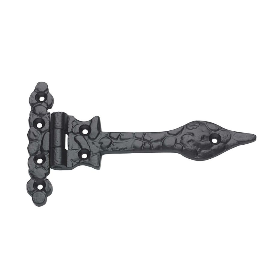 Black Antique Spear Hinge Pair