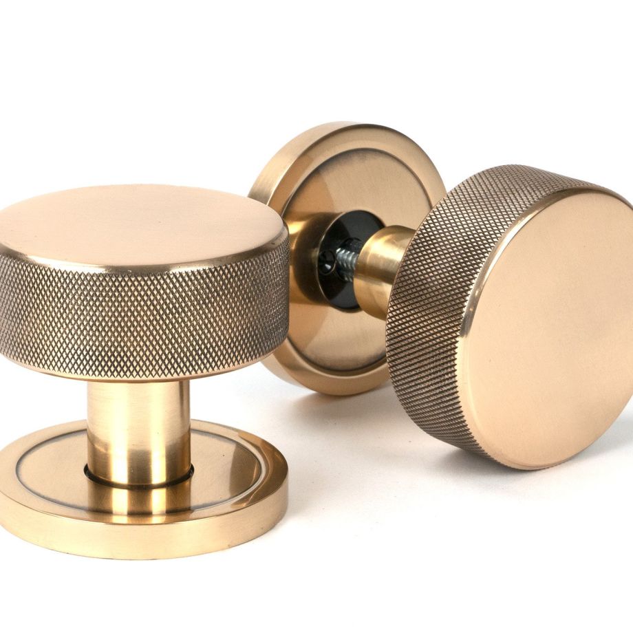 Anvil Brompton Mortice/Rim Knob Set (Plain)