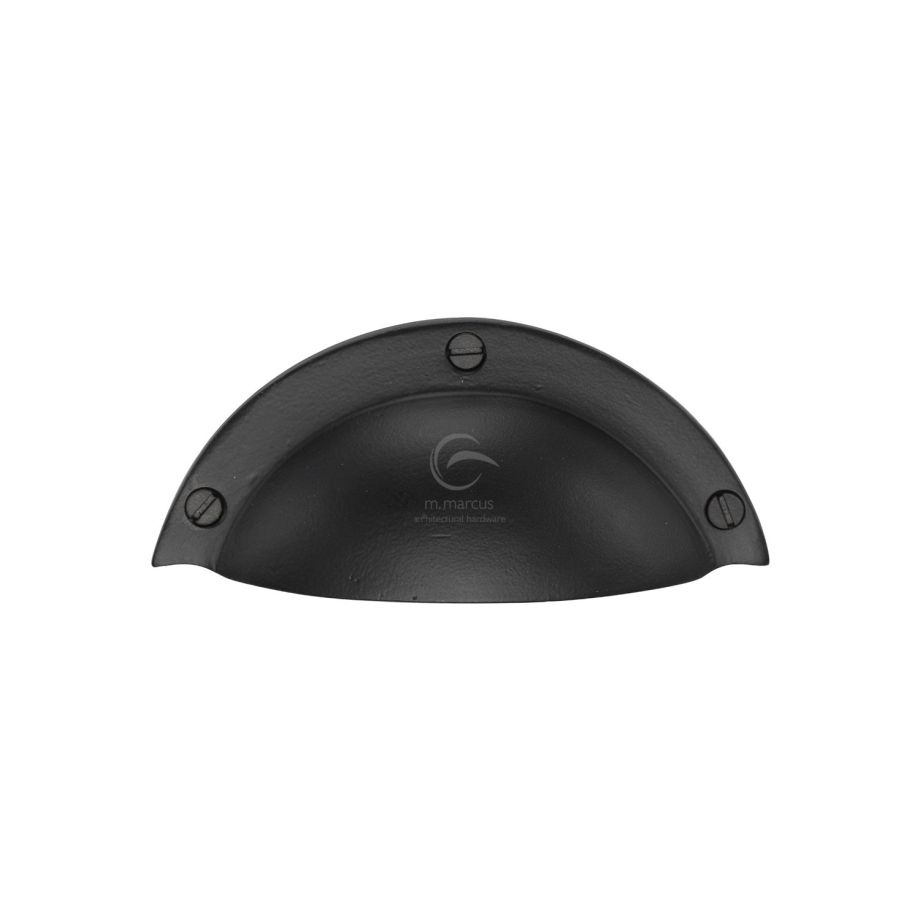 M.Marcus - Matt Black Iron Traditional Cabinet Drawer Pull