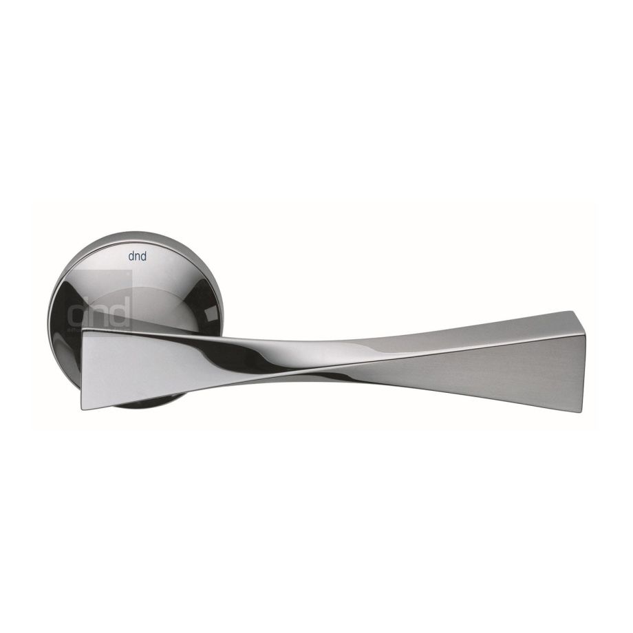 DND - Twist Door Handle on Round Rose