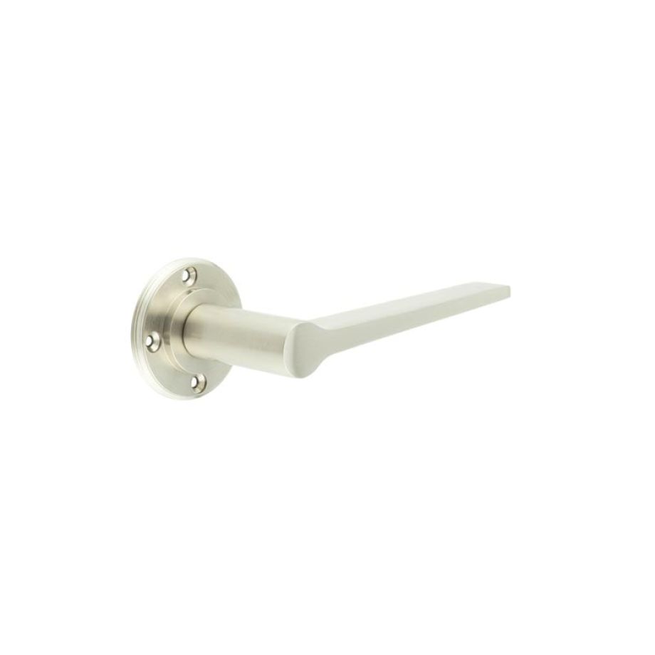 Burlington Knightsbridge Door Handles On Rose