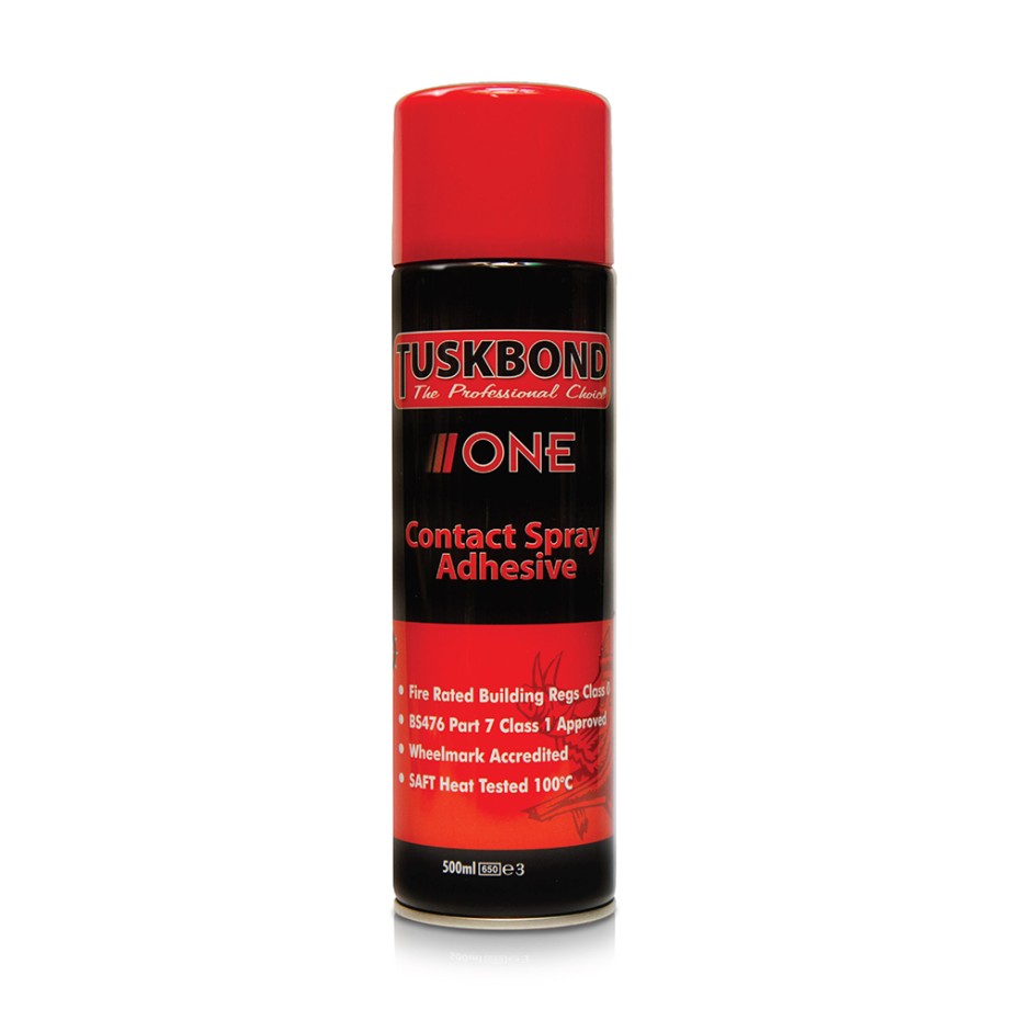 Tuskbond ONE Multi Purpose Sprayable Contact Adhesive - 500ml