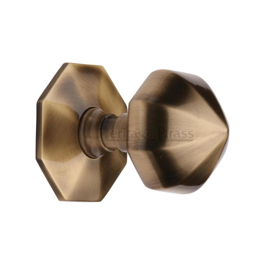 Heritage Brass - Octagon Center Door Knob