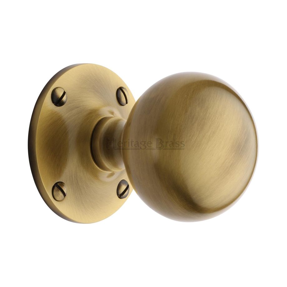Heritage Brass - Westminster Door Knob on Rose