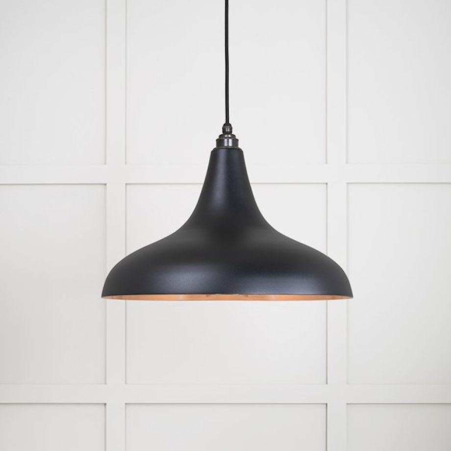 Smooth Copper Frankley Pendant in Elan Black