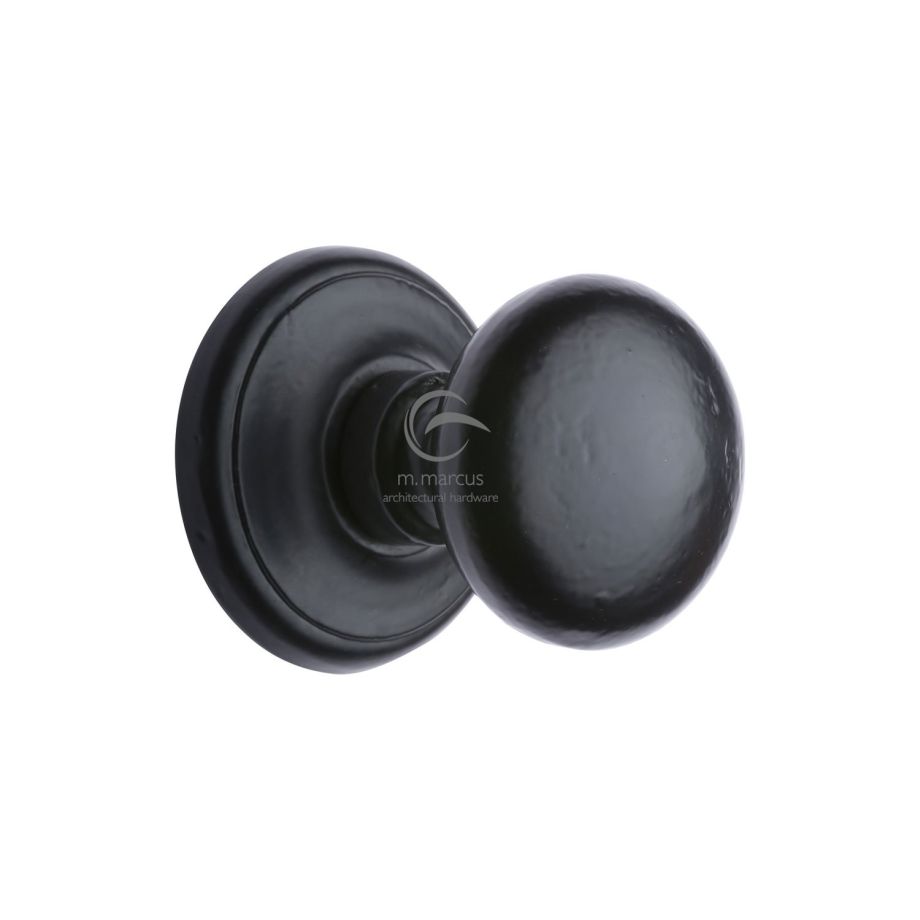 M.Marcus - Black Iron Center Door Knob