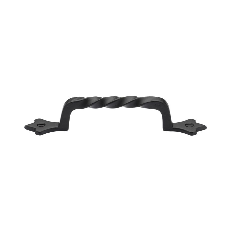 M.Marcus - Matt Black Iron Twist Cabinet Pull Handle