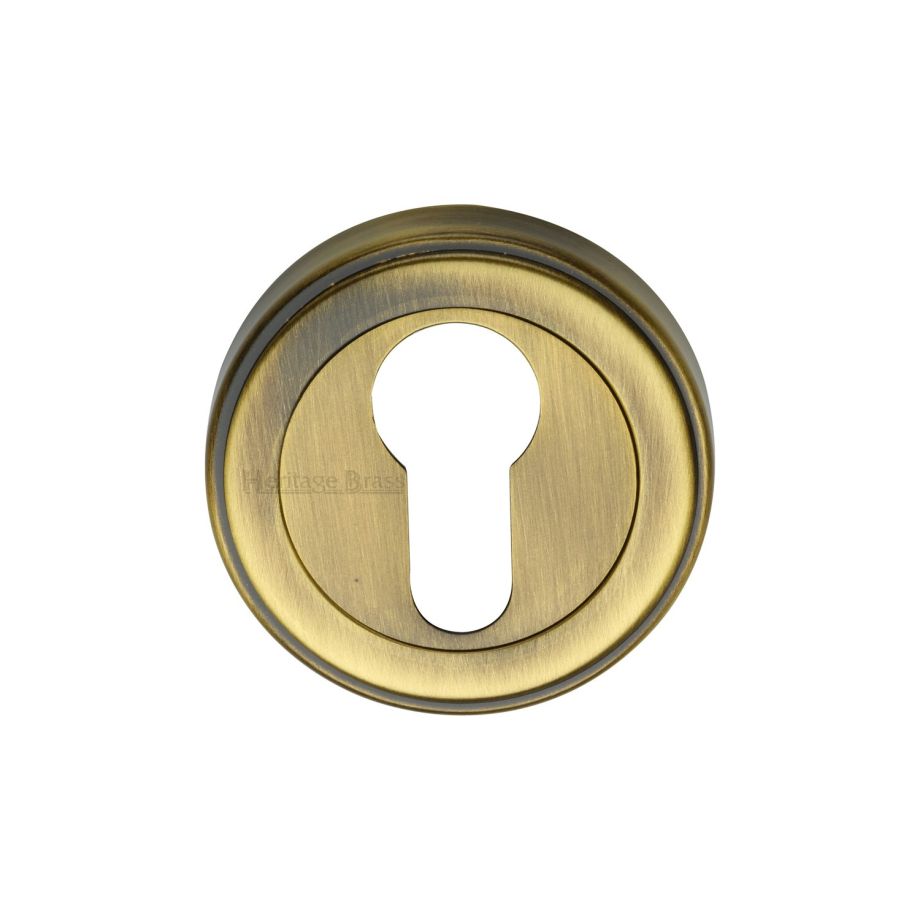 Heritage Brass - Euro Profile Cylinder Escutcheon Round - ERD7020