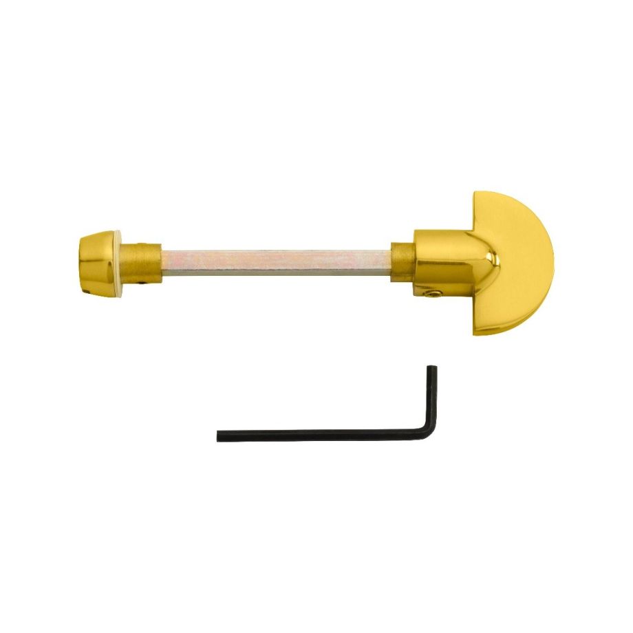 Polished Brass Spare Turn and Release Long Version 80mm Spindle