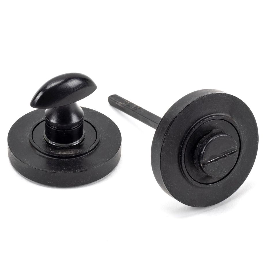 Anvil Round Thumbturn Set (Plain)