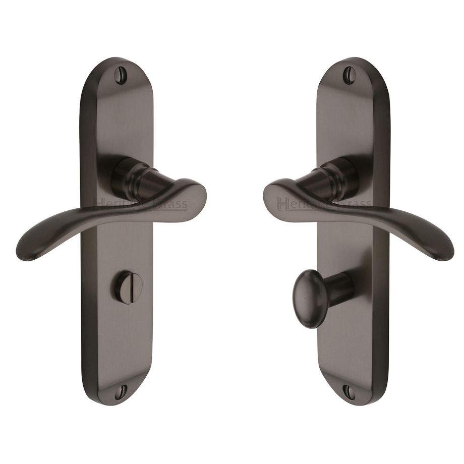 Heritage Brass - Maya Door Handle on Plate