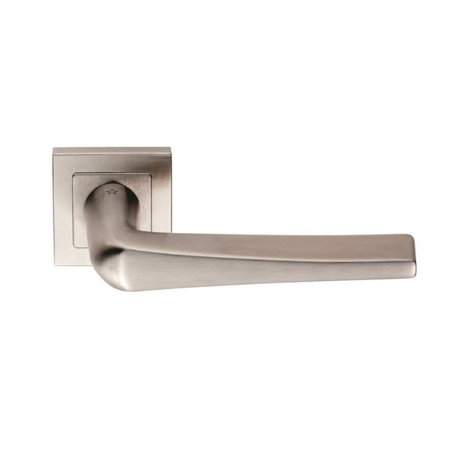 Stainless Steel Plaza Designer Lever on Sprung Square Rose
