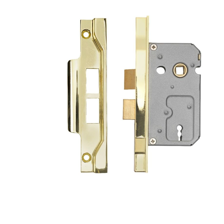 Contract 2 Lever Sashlock Rebated 64mm