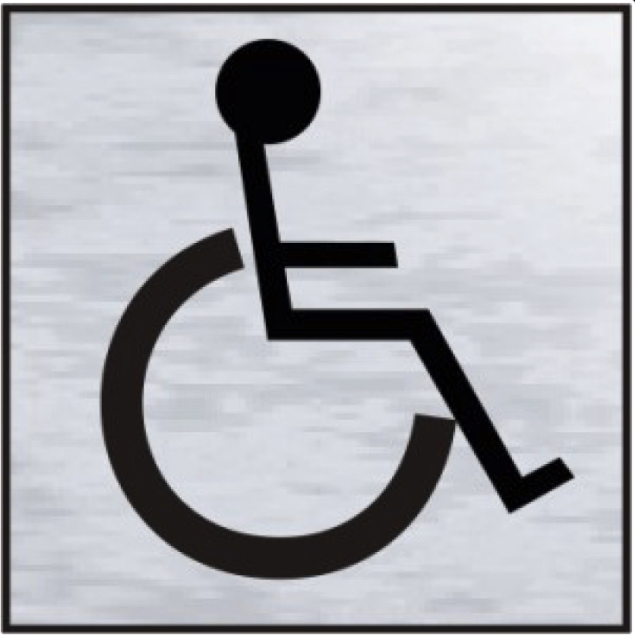 Disabled Symbol' Sign - BRS - 120 x 122mm