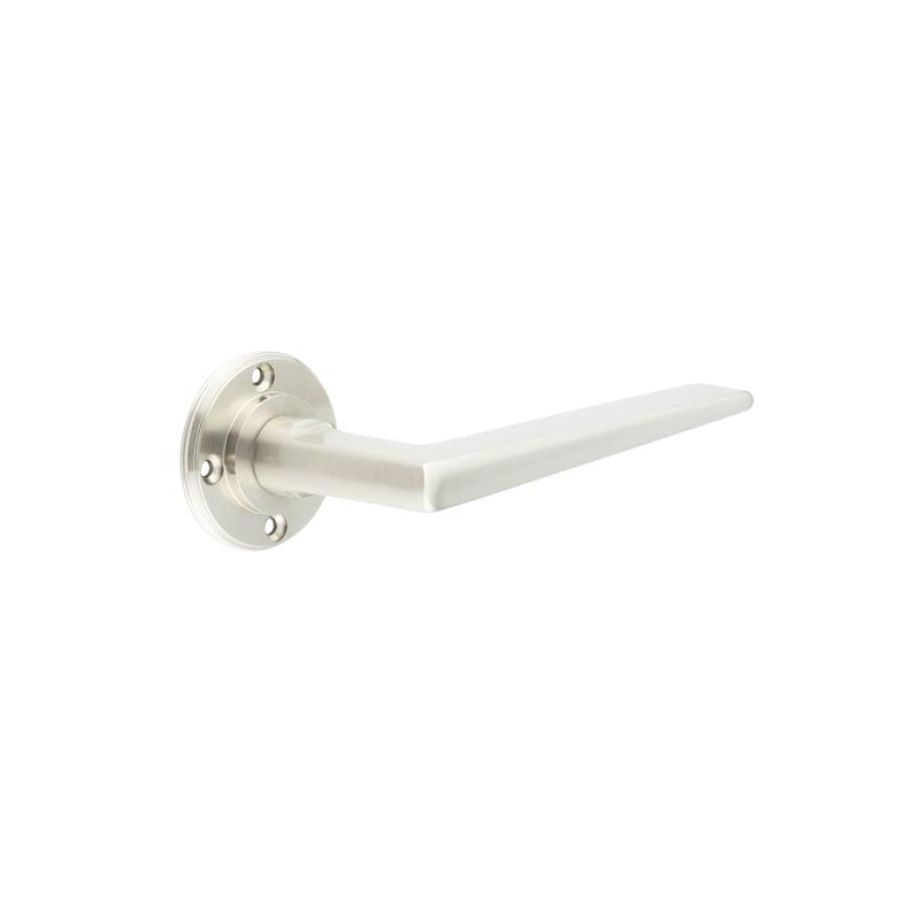 Burlington Mayfair Door Handles On Rose