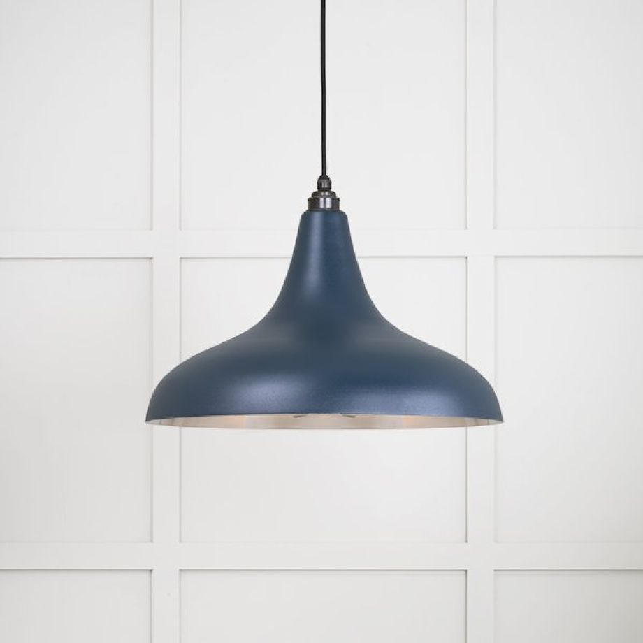 Smooth Nickel Frankley Pendant in Dusk