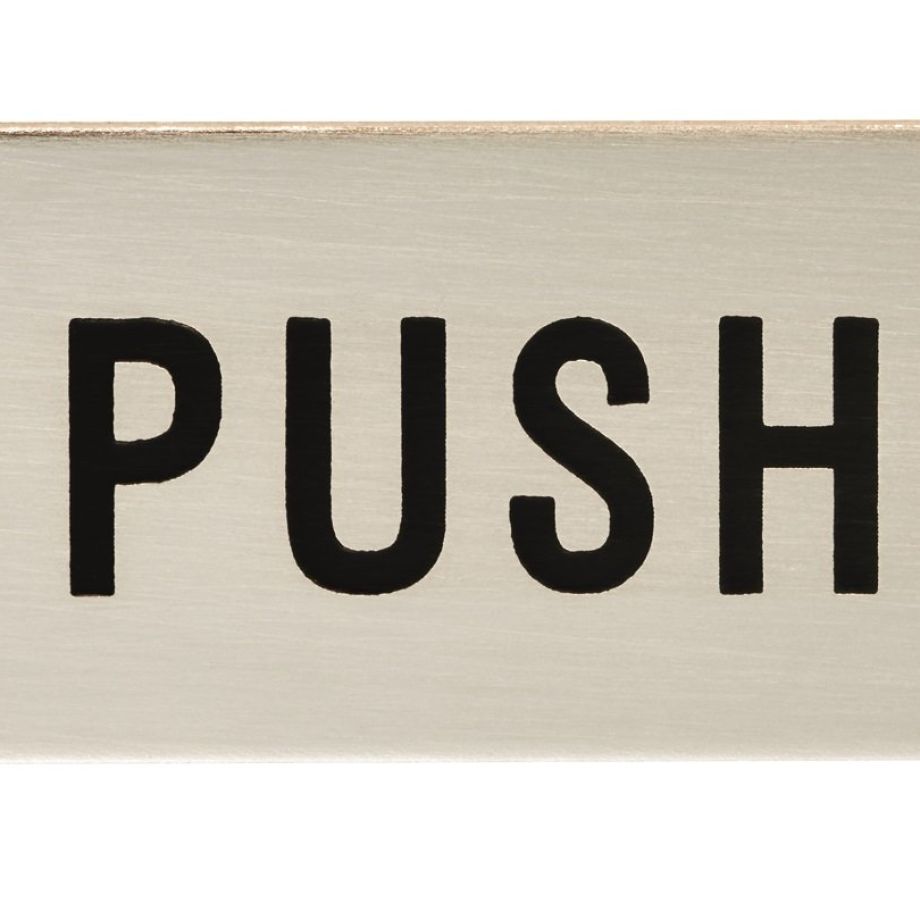 Push Symbol Sign