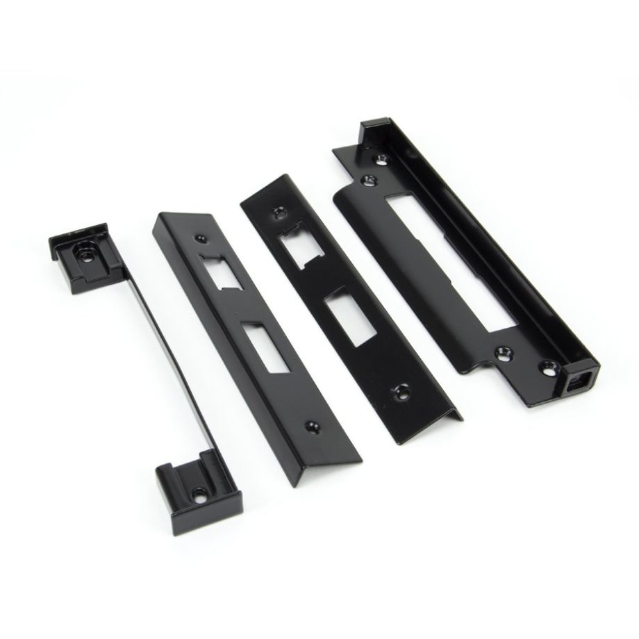 Black ½" Euro Sash Lock Rebate Kit