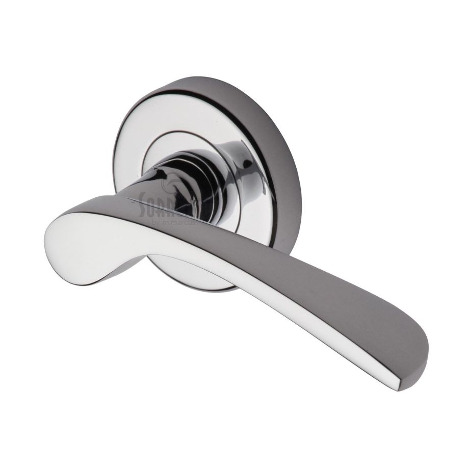 Sorrento - Arcadia Door Handle on Round Rose
