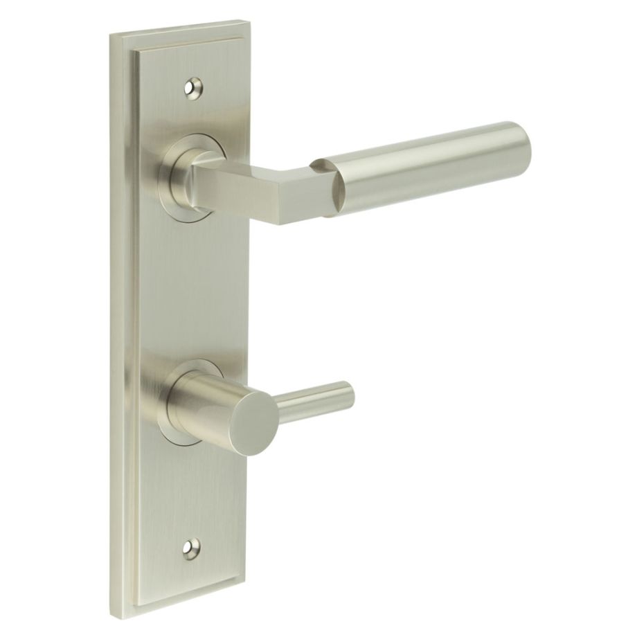 Burlington Westminster Door Handles On Back Plate with Turn & Release