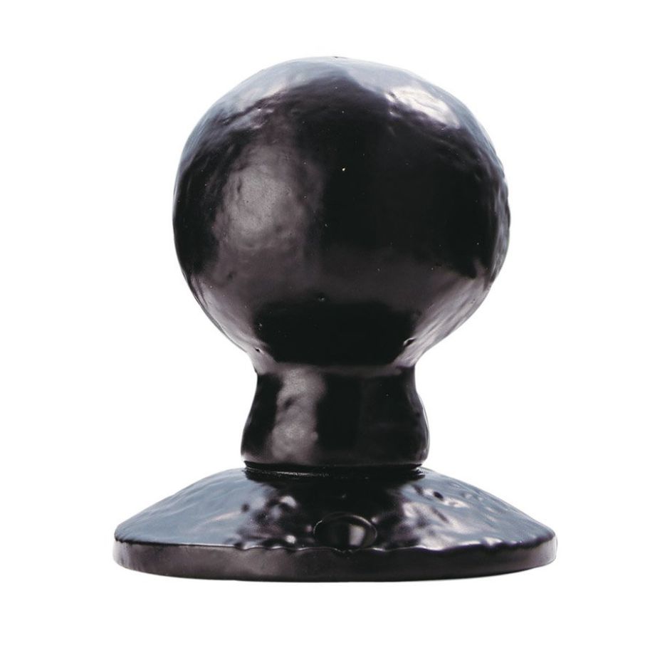 Black Antique Ball Mortice Knob