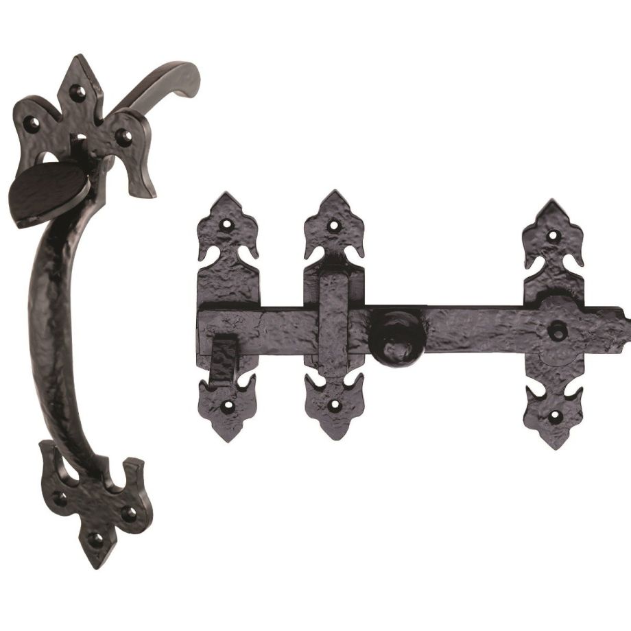 Black Antique Suffolk Latch