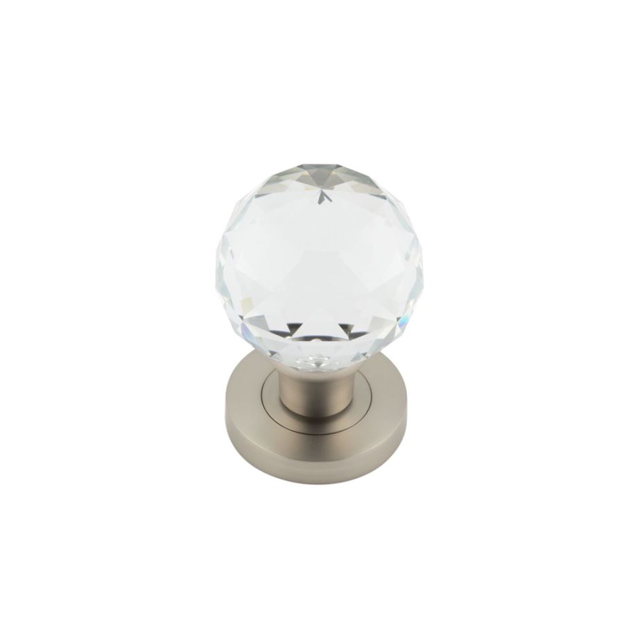 Jedo Faceted Glass Mortice Knob