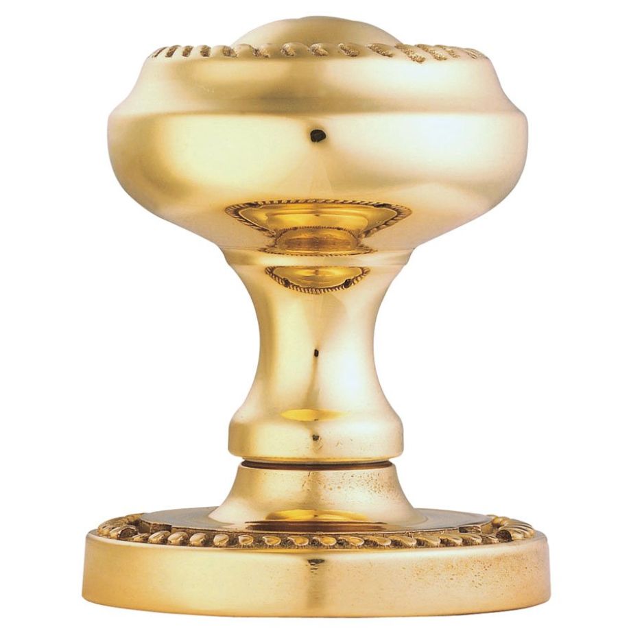 Polished Brass Georgian Mortice Knob Furniture