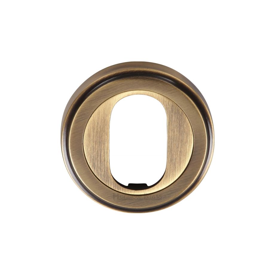 Heritage Brass - Oval Profile Cylinder Escutcheon Round - V5010