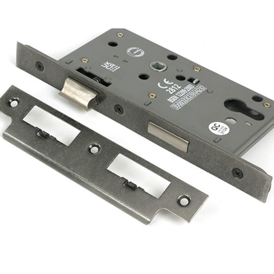 Euro Din Sash Lock - 60mm Backset/72mm Centre