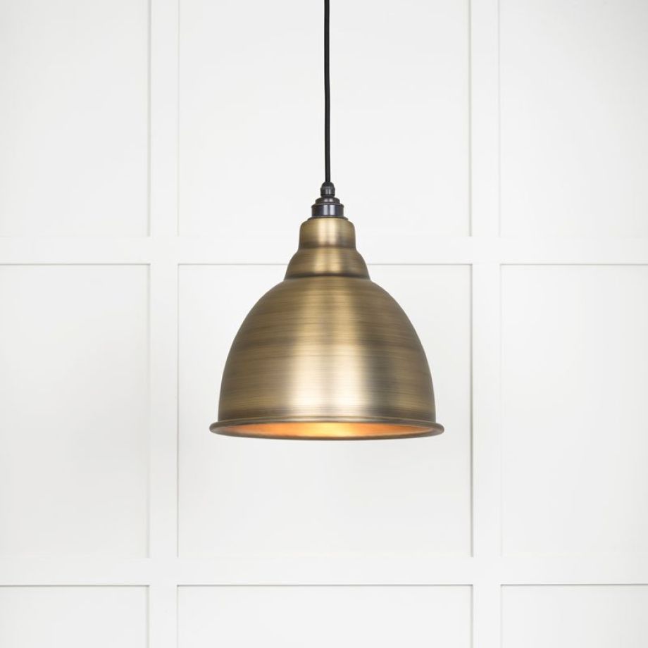 Aged Brass Brindley Pendant