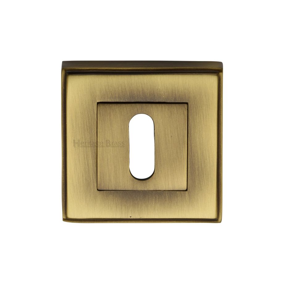 Heritage Brass - Standard Key Escutcheon Square - DEC7000