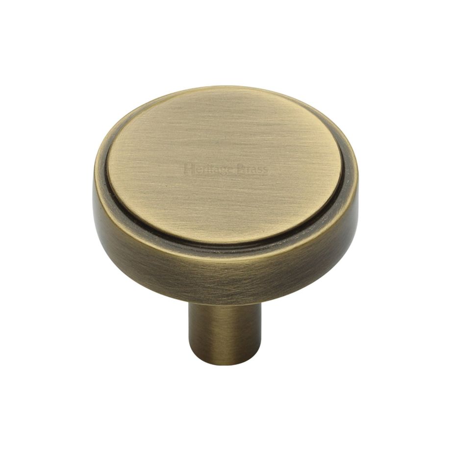Heritage Brass - Stepped Disc Cabinet Knob