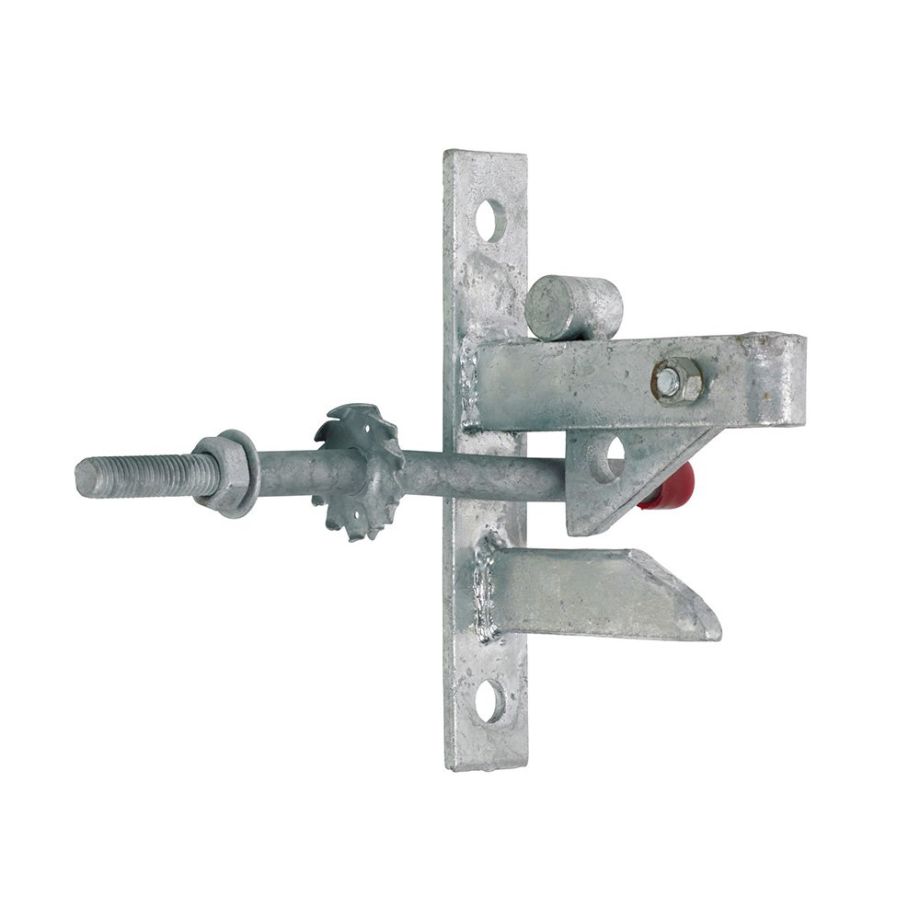Prepacked Self Locking Auto Gate Catch & Striker Pin - Galvanised