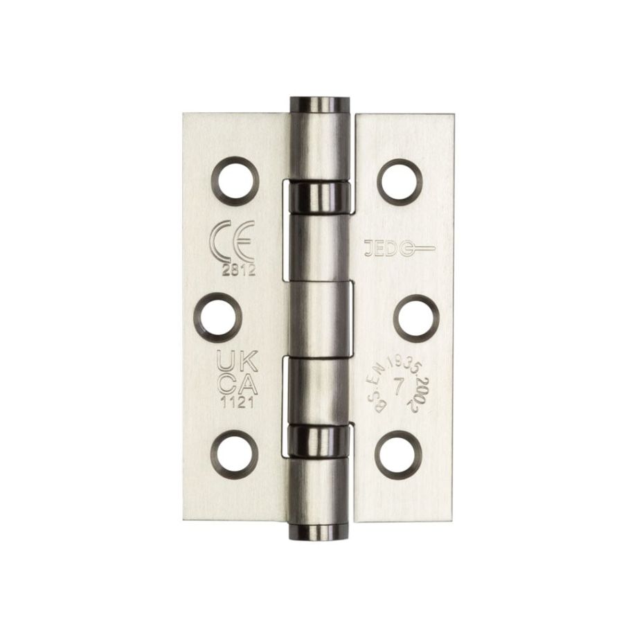 Jedo Stainless Steel Grade 7 Ball Bearing Hinges 76x50mm (Carton Qty 50)
