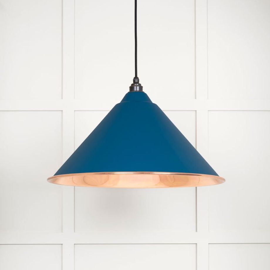 Smooth Copper Hockley Pendant in Upstream