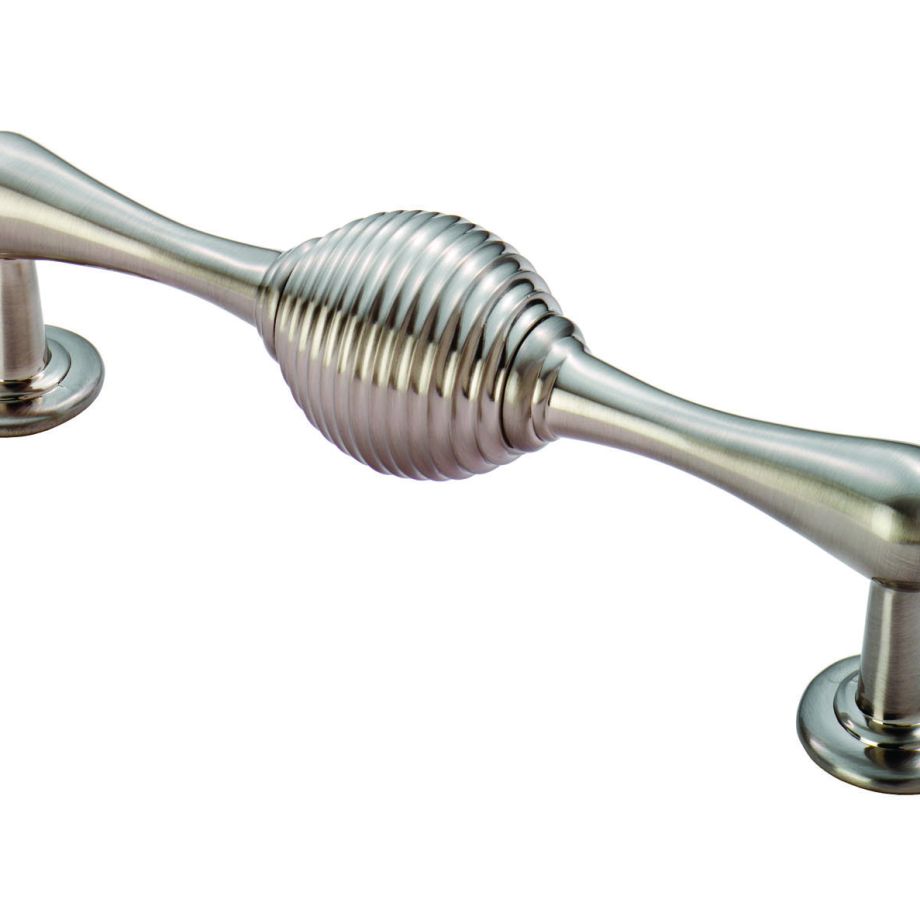 Satin Nickel Reeded Handle