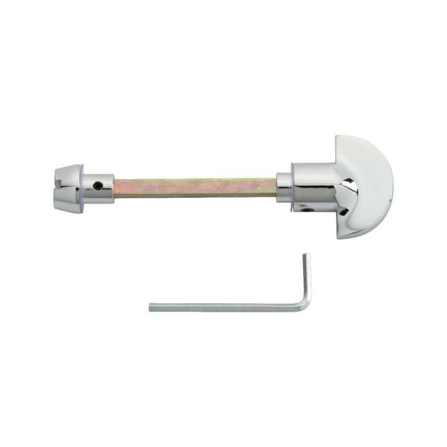 Polished Chrome Spare Turn and Release Long Version 80mm Spindle