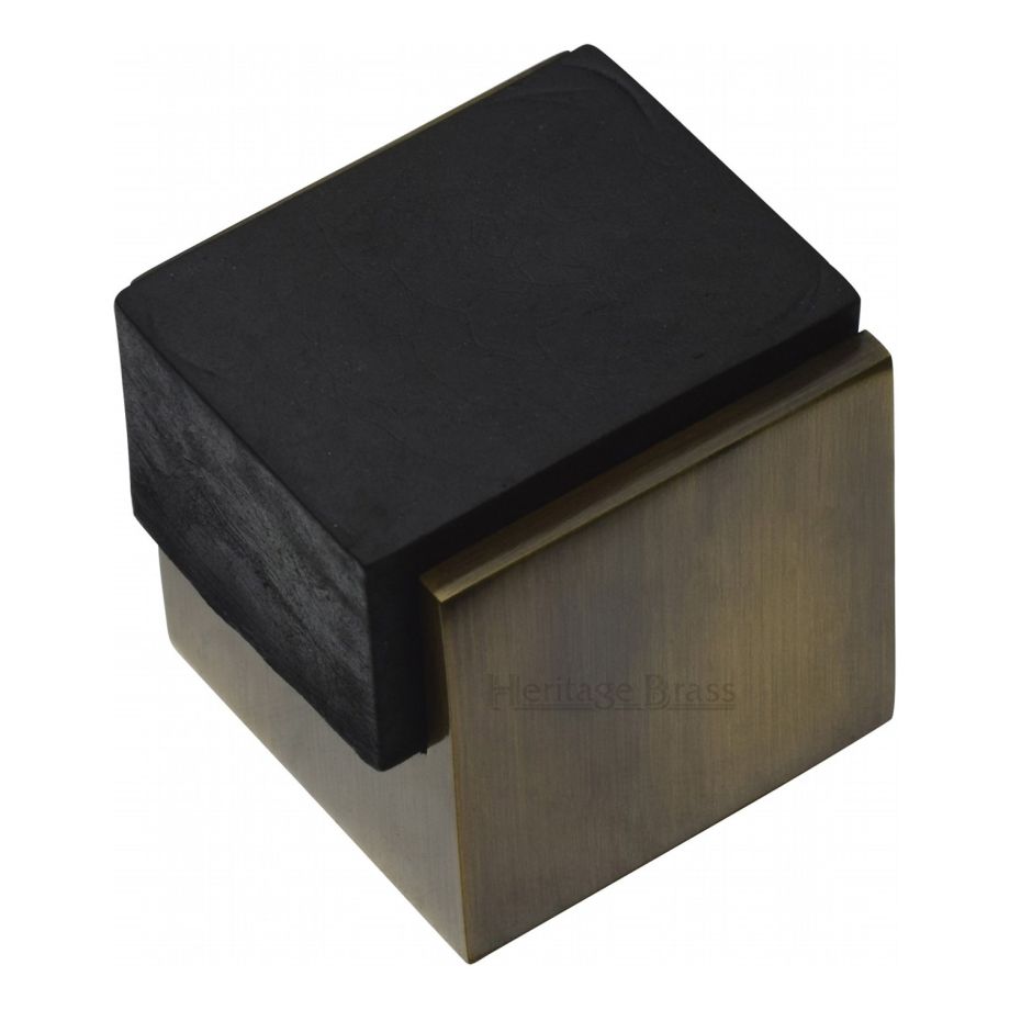 Heritage Brass - Square Floor Mounted Door Stop - V1082