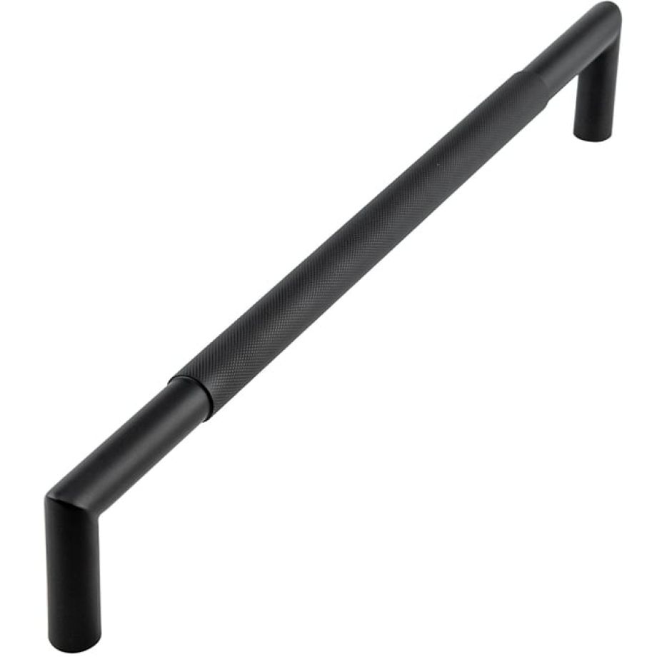 Nero Mitred Knurled Pull handles B/T Fixing