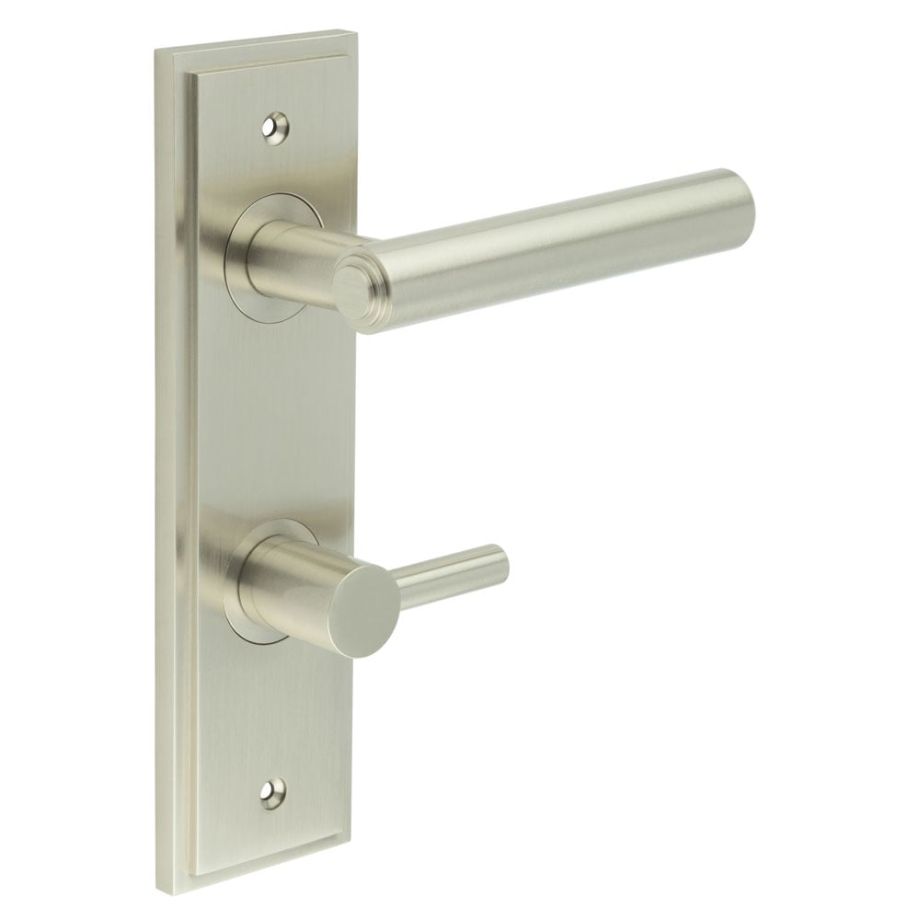 Burlington Richmond Door Handles On Back Plate with Turn & Release