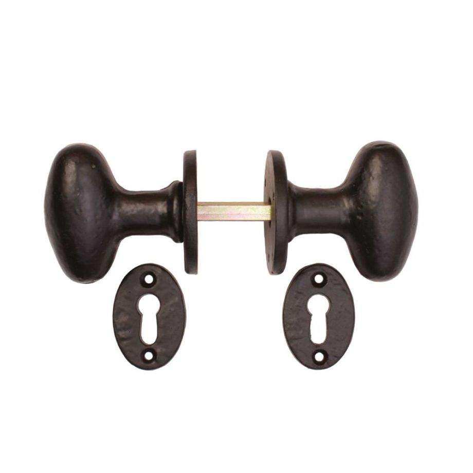 Black Antique Ball Rim Knob Furniture