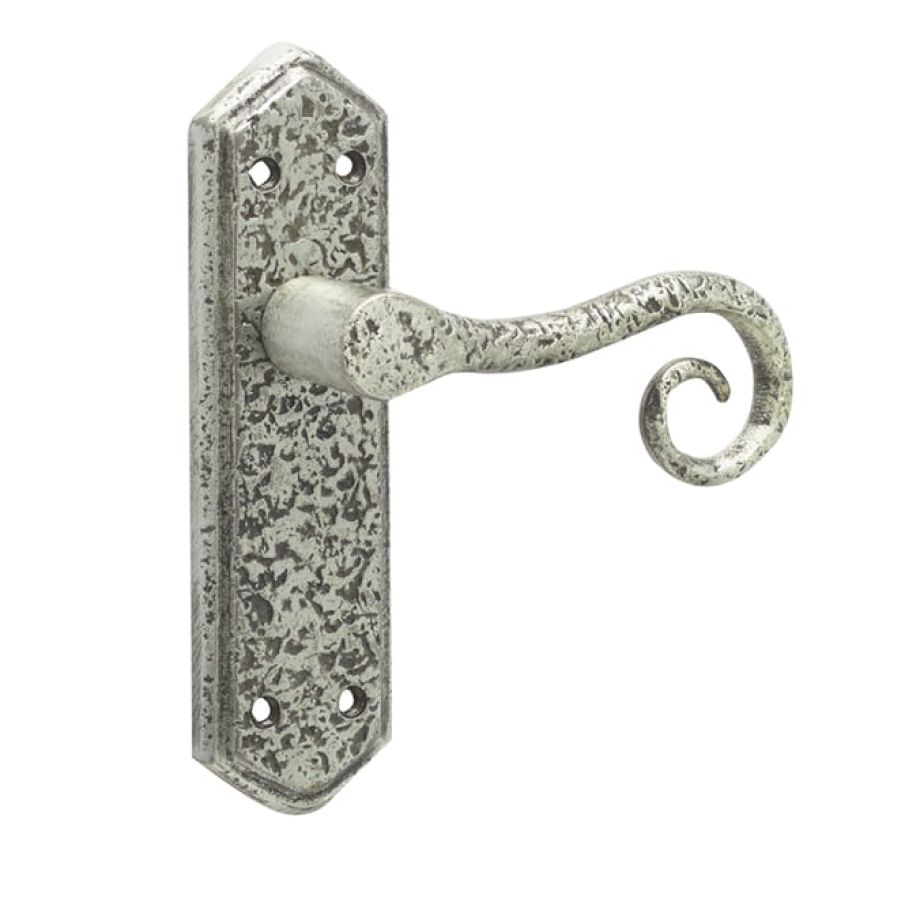 Antique Royal Suite Lever on Back Plate