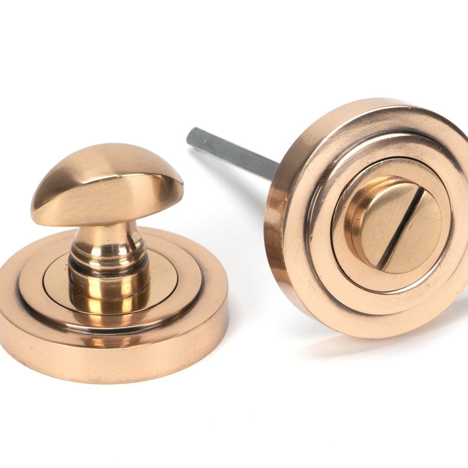 Anvil Round Thumbturn Set (Art Deco)