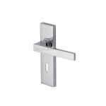 Heritage Brass - Delta Door Handle on Plate