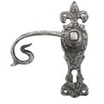 Natural Textured Curly Lever Lock Set