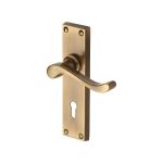 Heritage Brass - Bedford Door Handle on Plate