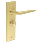 Burlington Mayfair Door Handles On Back Plate with Turn & Release
